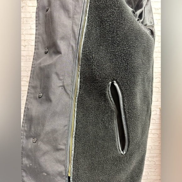 DSCP Quarterdeck Collection Mens Trench Coat Size 40S Removeable Liner Black - Picture 11 of 13